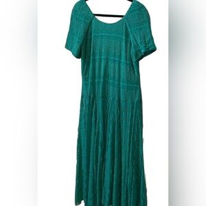 Rabbit Rabbit Designs Teal Turquoise Lace Dress